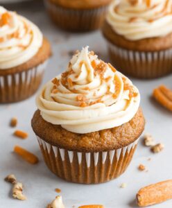 Easy Carrot Cake Cupcakes Recipe