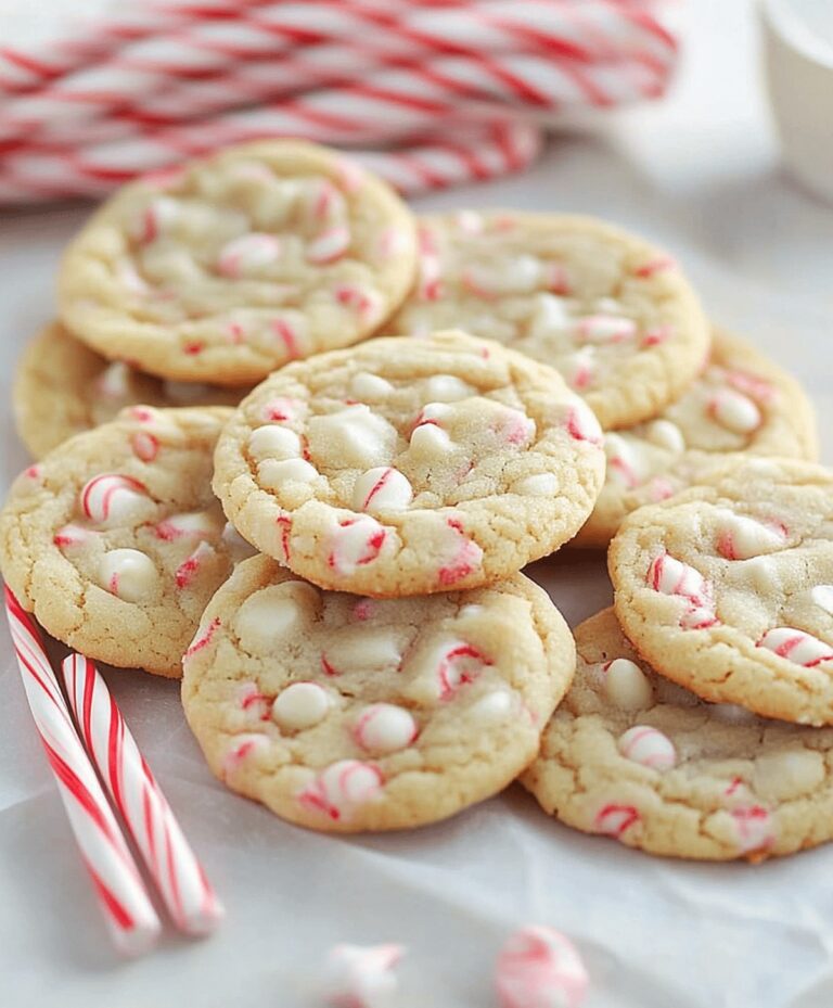 White Chocolate Peppermint Cookies Recipe