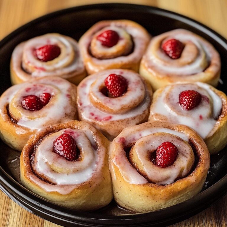 Strawberry Cinnamon Rolls Recipe