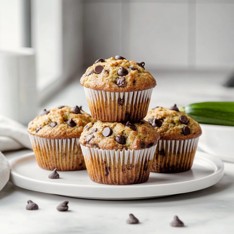 Delicious Zucchini Chocolate Chip Muffins Recipe