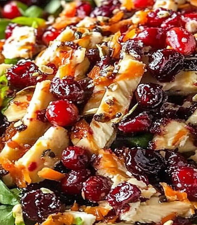 Steps for Assembling Festive Cranberry Salad Recipes