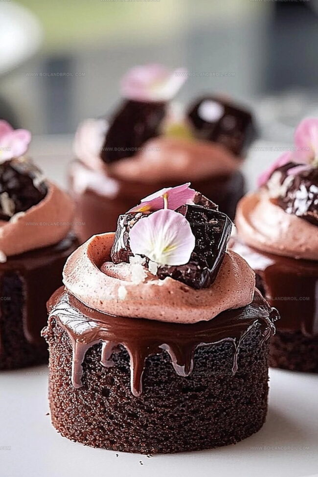 Ingredients for Mini Chocolate Cakes