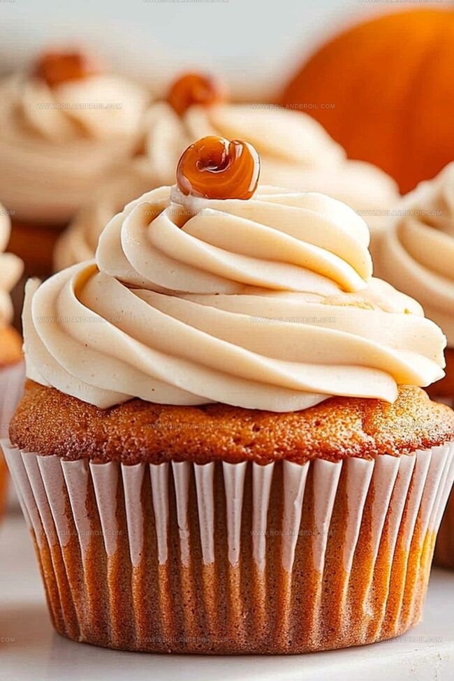 Ingredients for Creamy Pumpkin Cupcakes