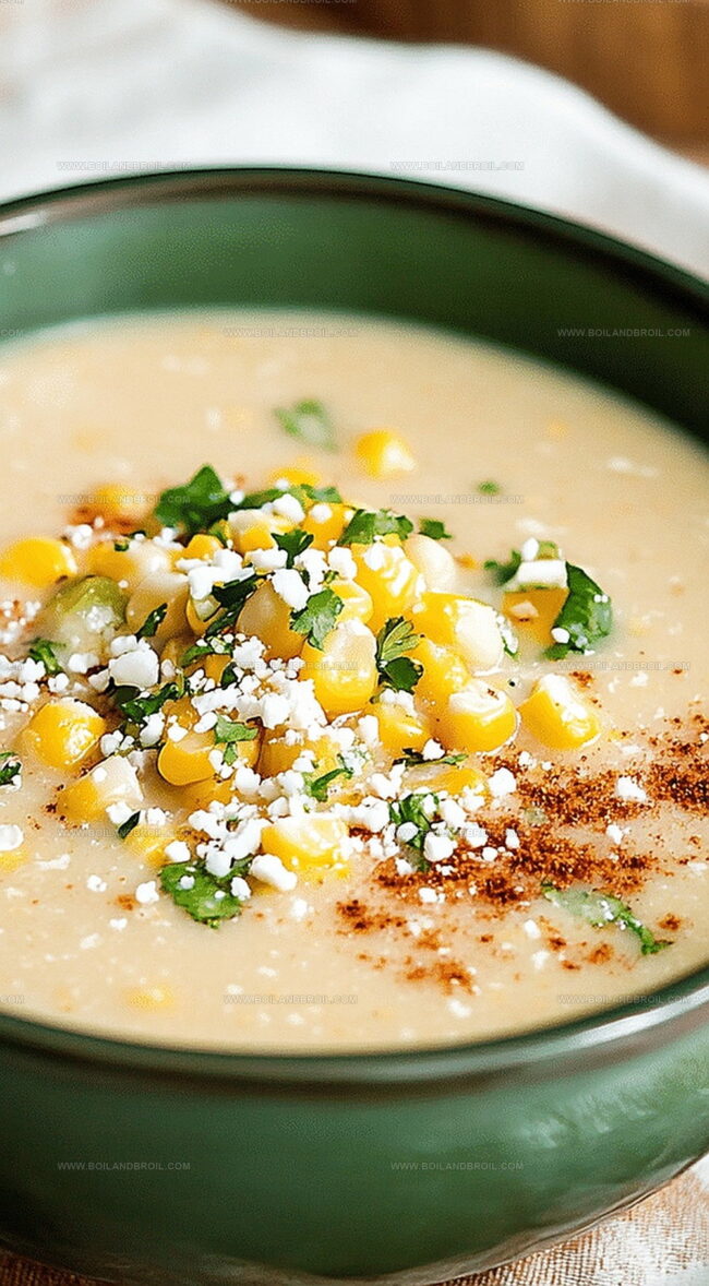 Keeping Corn Street Soup Tasty Later