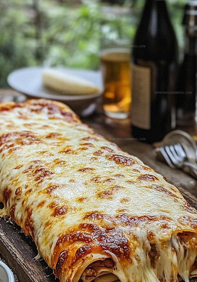 How to Make Cheesy Pepperoni Stromboli