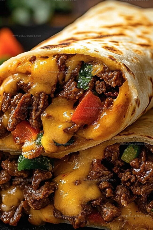 Save & Reheat Nacho Cheese Beef Wrap