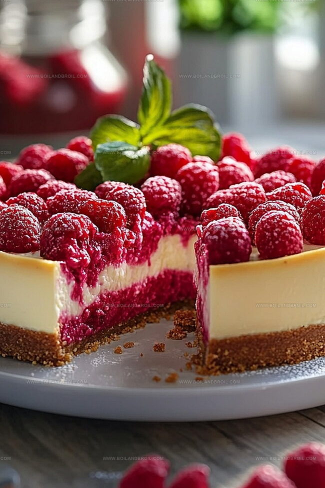 Ingredients for Raspberry Goat Cheese Cheesecake