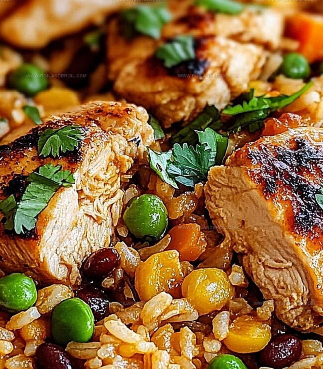 How to Make Chicken, Rice, and Beans