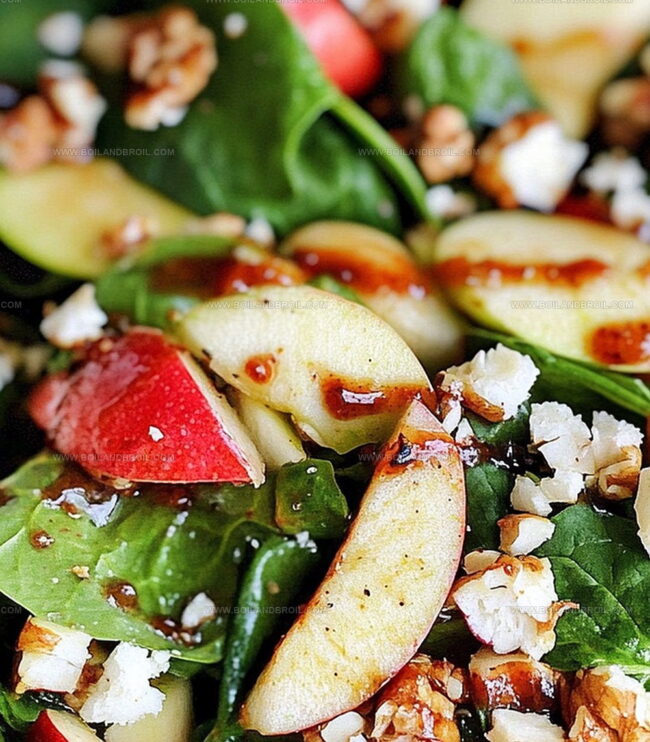 How to Prepare Hot Spinach Apple Salad