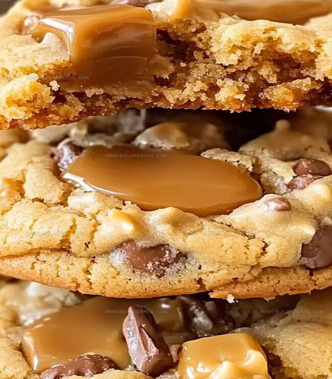 Baking Butterfinger Caramel Crunch Cookies Step-by-Step