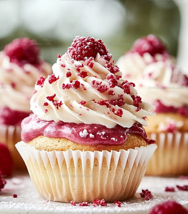How to Prepare Raspberry White Chocolate Cupcakes