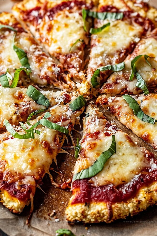 Ingredients for Cauliflower Pizza Crust