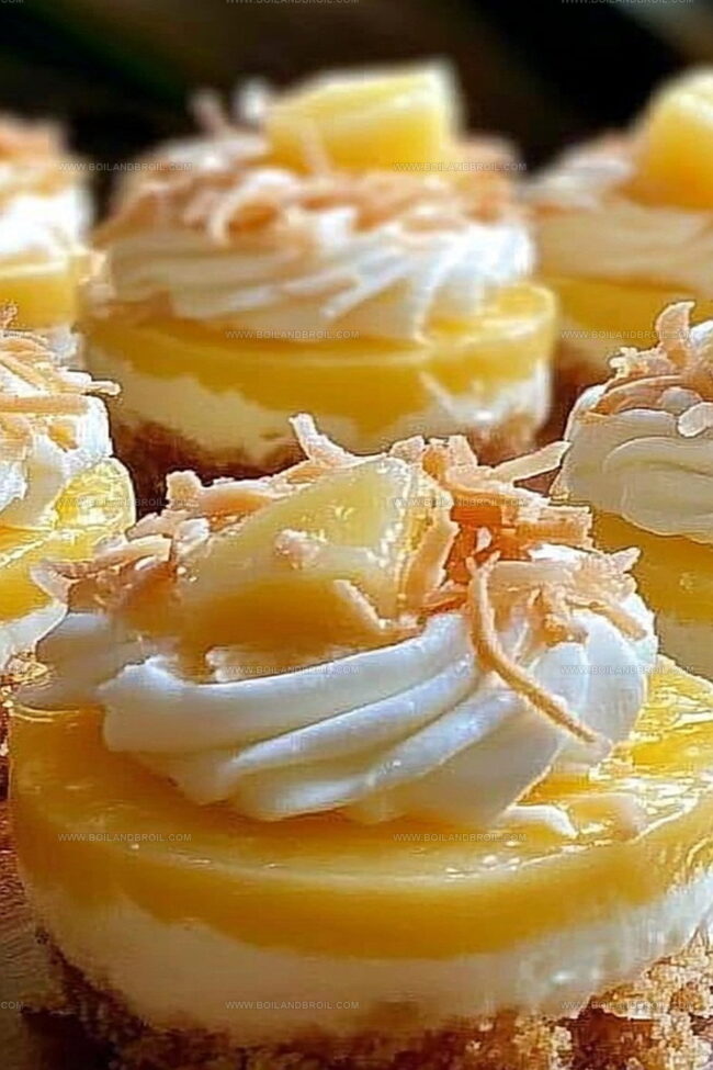 Mini Pineapple Cheesecakes: Reasons to Indulge