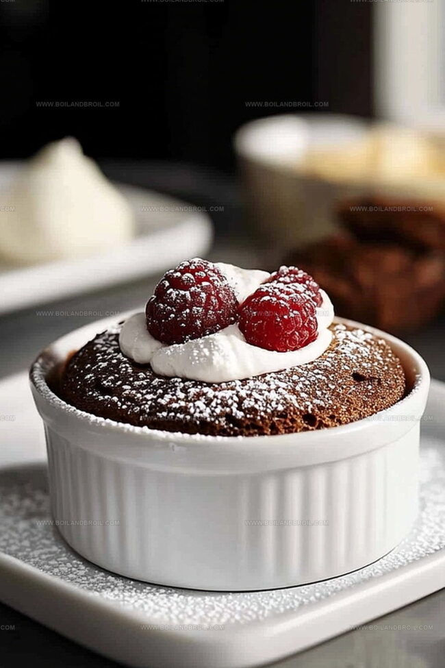 Ingredients for Decadent Chocolate Soufflés