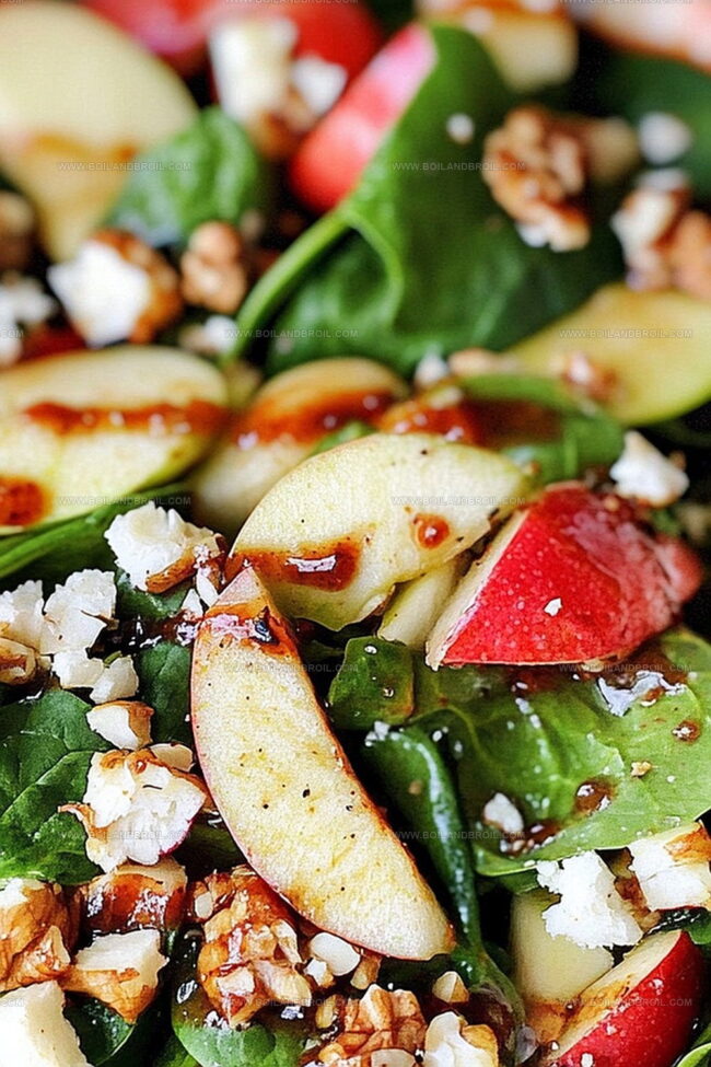 Hot Spinach Apple Salad: A Warm and Tasty Treat