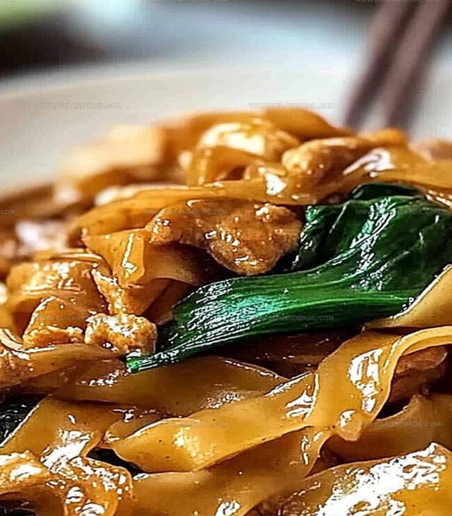 Quick Steps to Thai Stir-Fried Pad See Ew