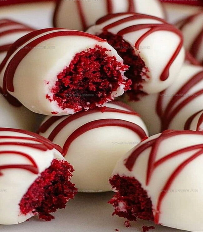 How to Make Red Velvet Cheesecake Balls Step by Step