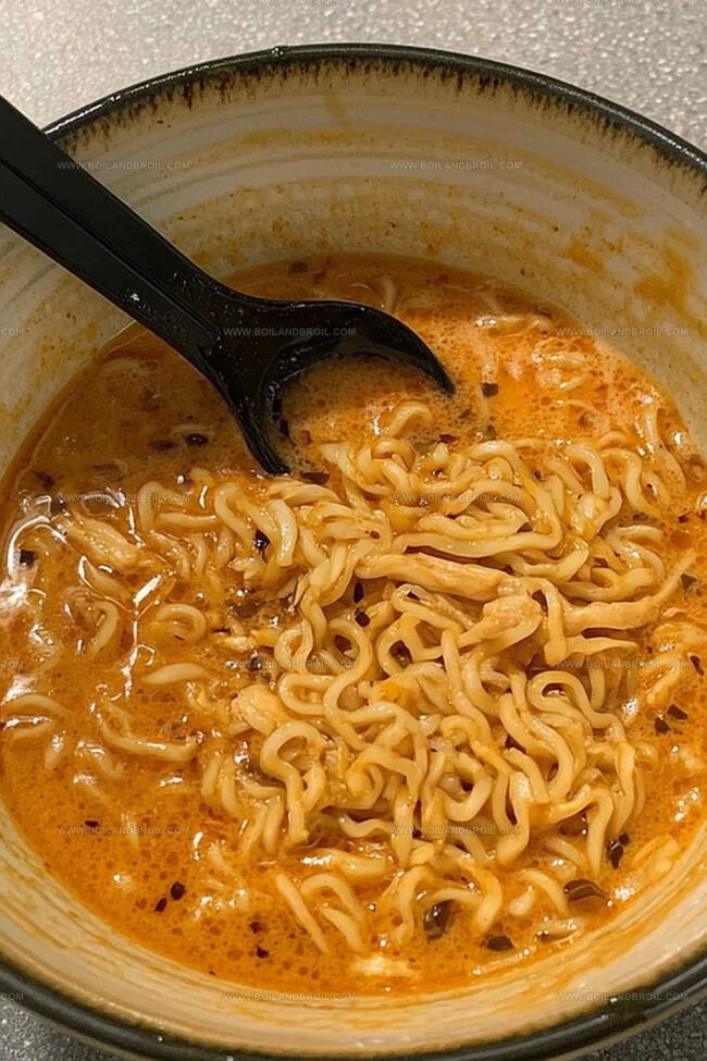 What Makes Fiery Chicken Ramen with Garlic Sauce Special