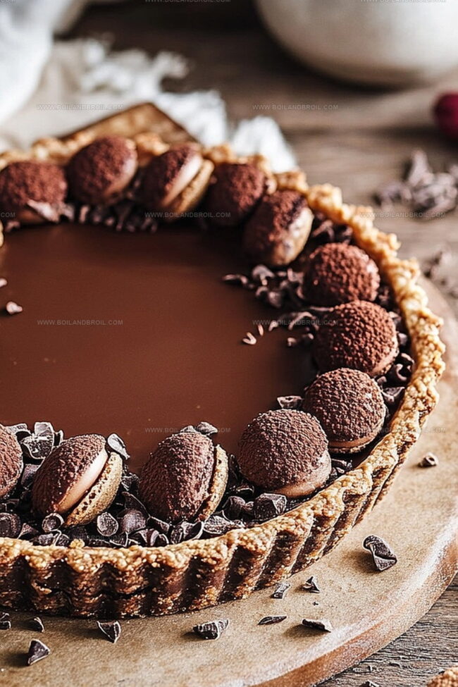 Ingredients for Chocolate Macaroon Tart