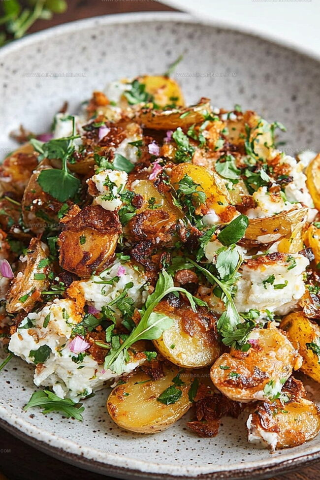 Ingredients for Crispy Smashed Potato Salad