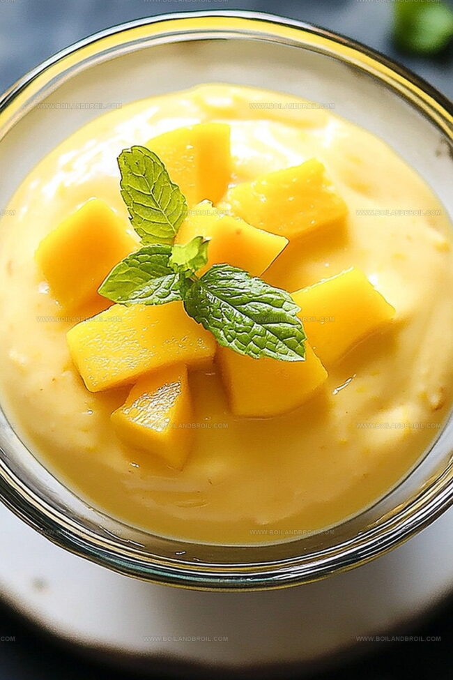 What Goes Into Creamy Mango Mousse