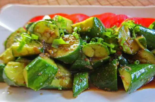 Smacked Cucumber (Pai Huang Gua)