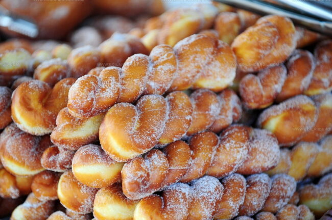 Korean Twisted Donuts (Kkwabaegi)
