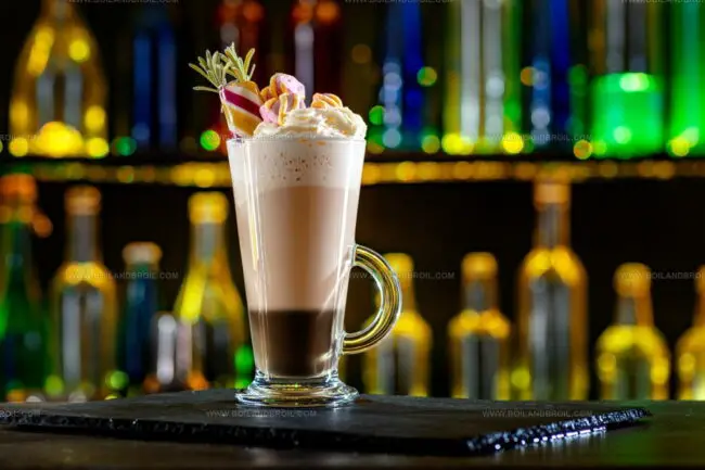 Do Any European Coffee Drinks Use Herbal or Fruit Liqueurs?